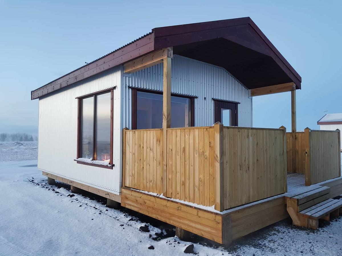 Hekla Cabin 3 Volcano And Glacier View Hella Exteriér fotografie